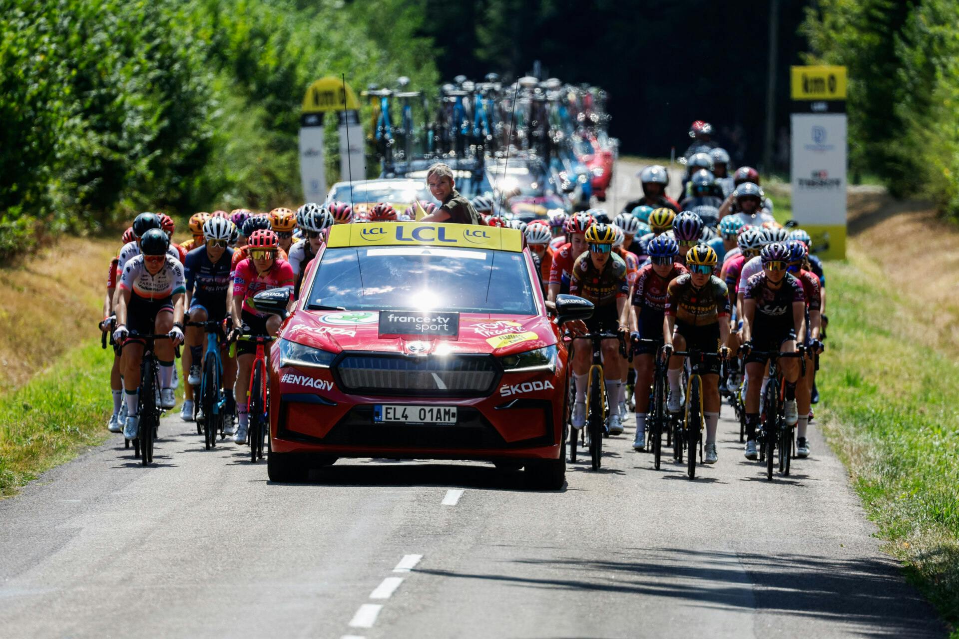 Škoda Auto opäť podporuje Tour de France Femmes avec ZWIFT