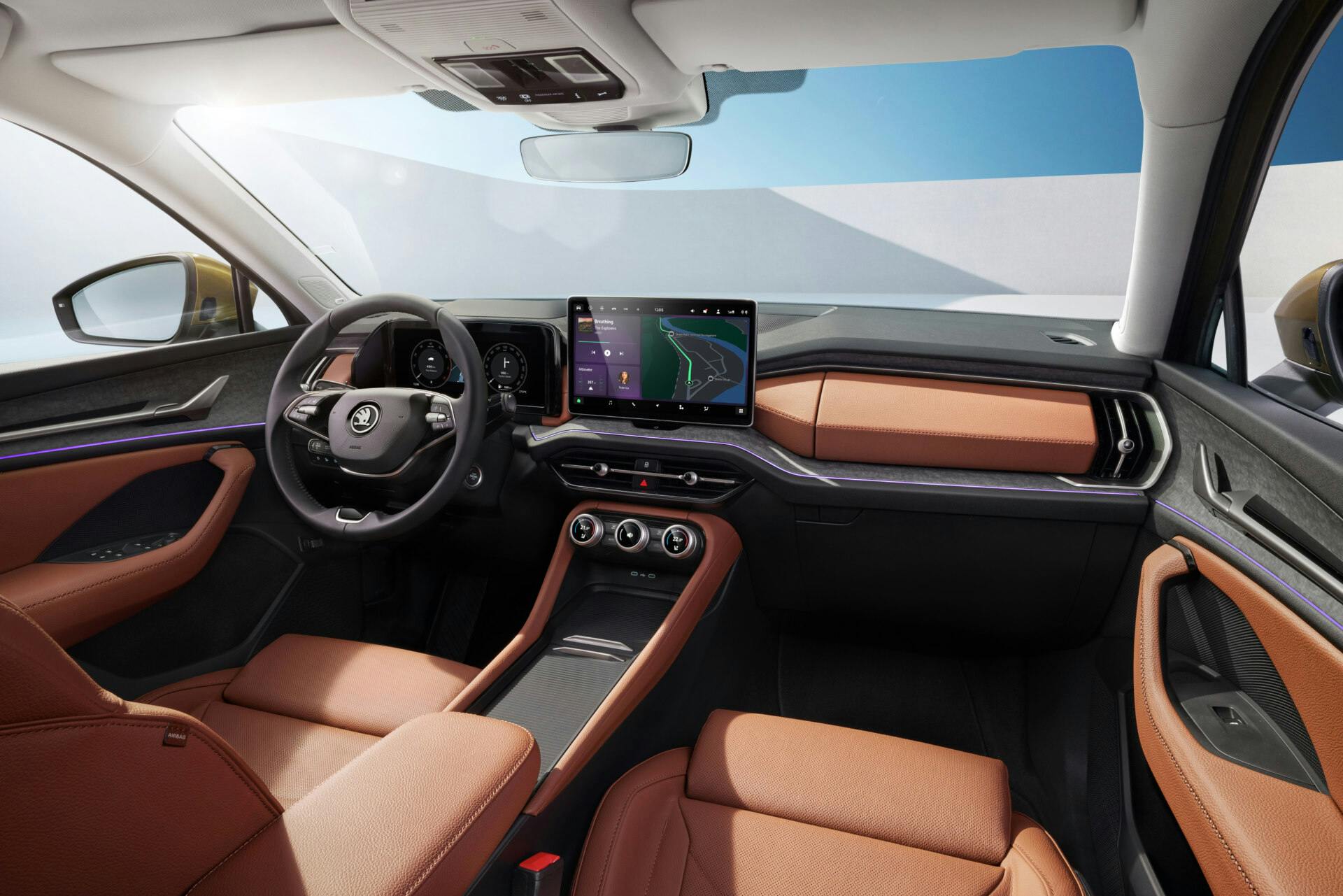 Škoda Auto predstavuje highlighty interiéru nových generácií vozidiel Kodiaq a Superb