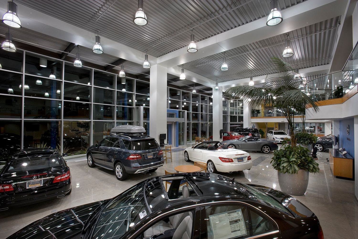 inside the new car showroom | by mercedes818